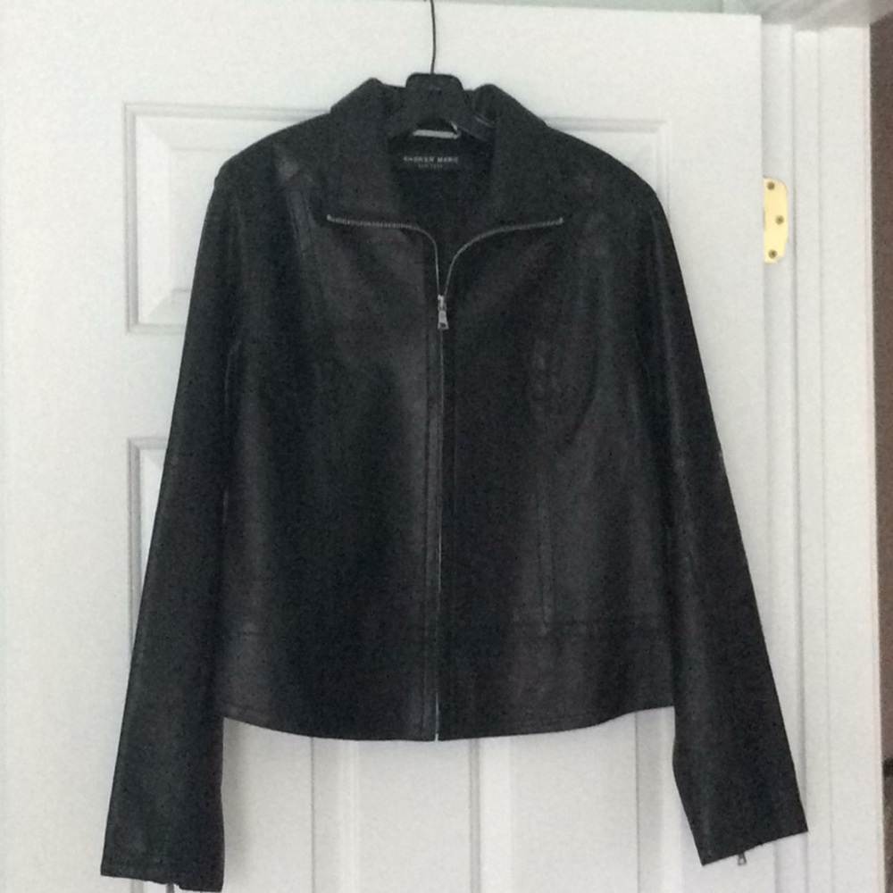 Leather jacket